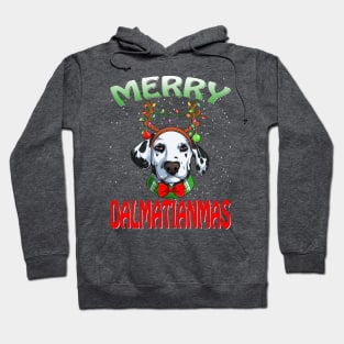 Merry Dalmatianmas Ugly Dalmatian Christmas Xmas Pajamas Hoodie